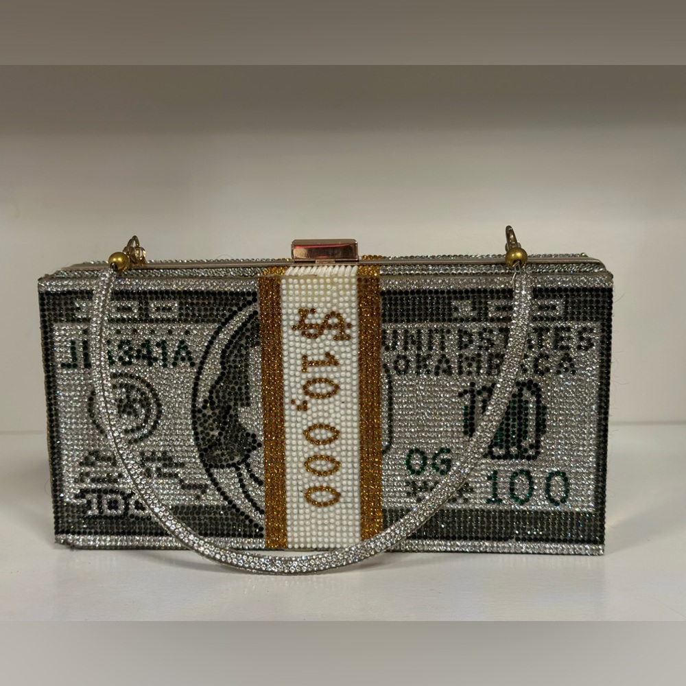 bling Money Bag Clutch